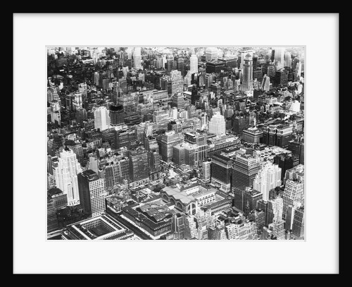 Aerial View of Manhattan by Anonymous