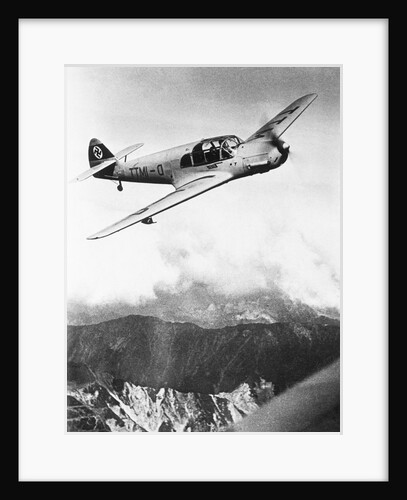 Airplane During Race Flight by Anonymous