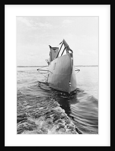 German U Boat in the Water by Anonymous