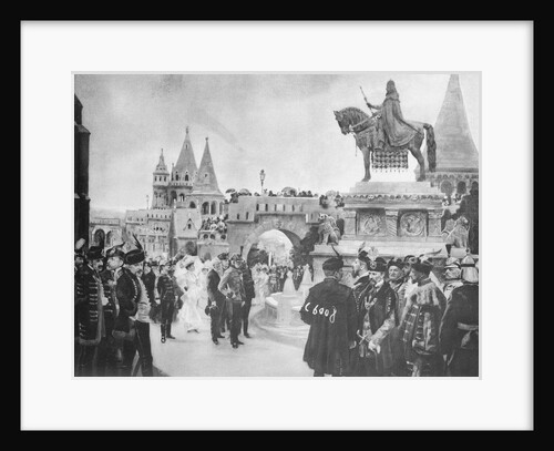 Austrian Emperor Franz Joseph I at Unveiling Ceremony by Anonymous