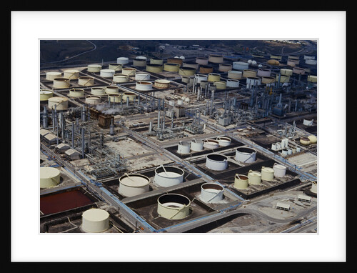 Oil Storage Tanks by Anonymous