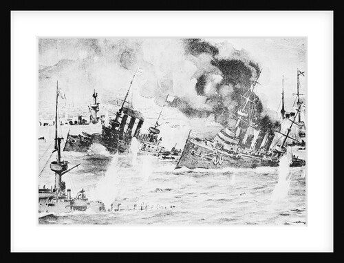 Illustration of Ship Being Sunk by Anonymous