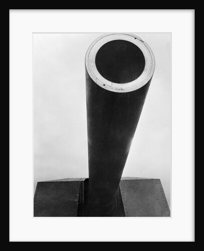 View of Muzzle of German Naval Gun by Anonymous