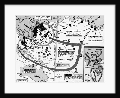 Map of Blockade on Japan by Anonymous