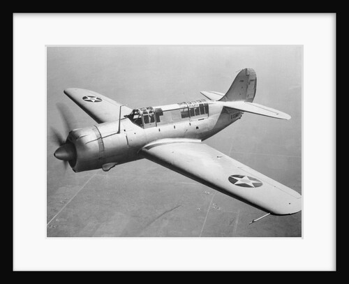 View of Curtiss Helldiver Flying by Anonymous