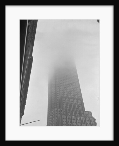 Incredible Foggy Scene over Empire State Building Area by Anonymous