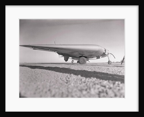 Flying Wing Aircraft on Test Flight by Anonymous