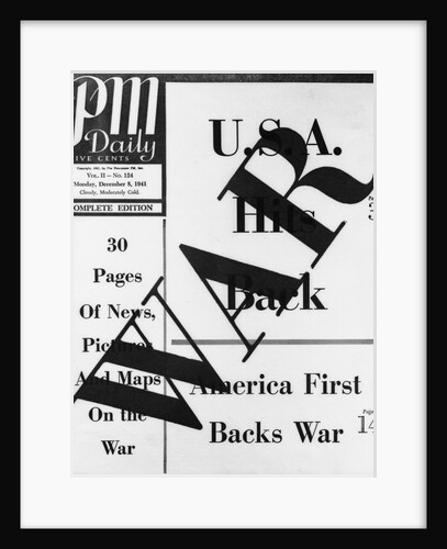 PM Daily on United States Backing War Against Japanese by Anonymous