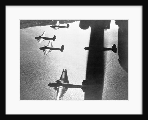 Japanese Twin-engined Bombers on Patrol by Anonymous