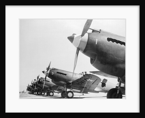 Planes Standing By for Defense by Anonymous