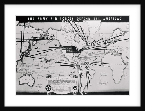 Map of American Routes by Anonymous