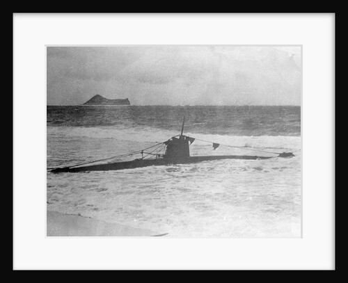 Suicide Submarine Washed Up on Beach by Anonymous