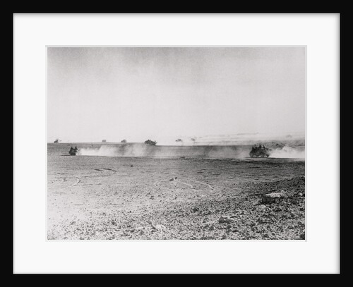 Distant View of Soldiers Walking to Destination by Anonymous
