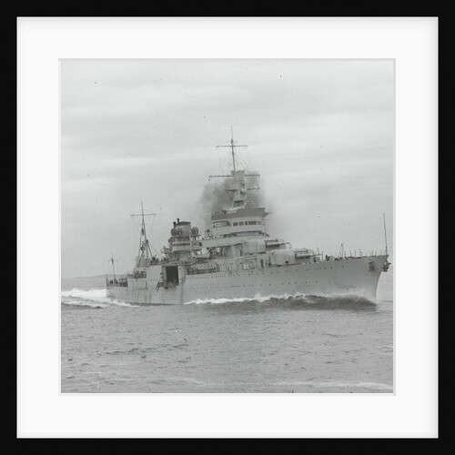 U.S.S. Indianapolis Sailing by Anonymous