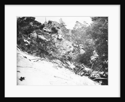 View of Plane Crash Responsible for Killing Carole Lombard by Anonymous