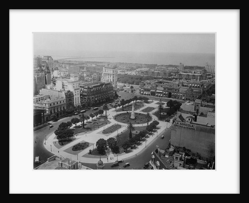 Plaza in Buenos Aires by Anonymous