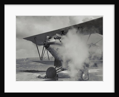 Steam Being Exhausted from Airplane by Anonymous