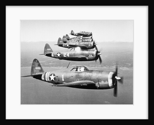 View of The Republic P-47B "Thunderbolt" by Anonymous