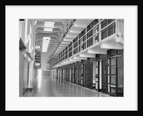 Interior View of Alcatraz Prison by Anonymous