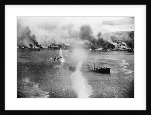 Battle in South Pacific by Anonymous