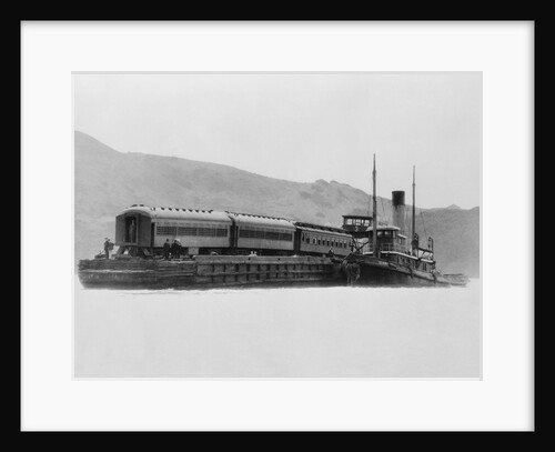 Barge Arriving at Alcatraz by Anonymous