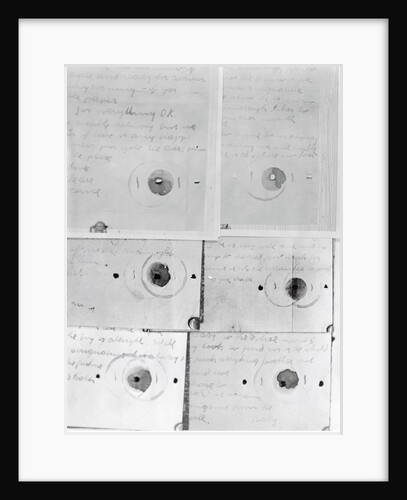 Display of Kidnapping Notes by Anonymous
