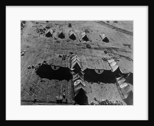 Aerial View of American Filed Hospital by Anonymous
