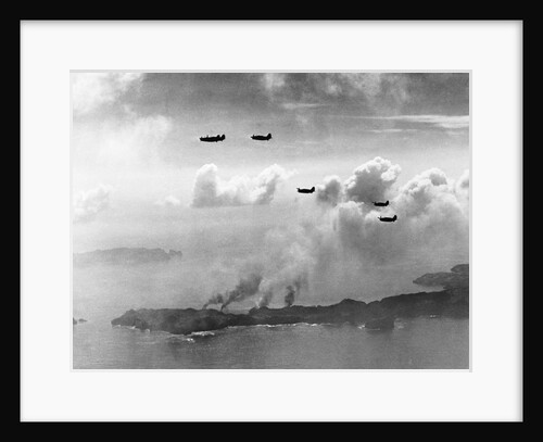 Fighter Jets Dropping Bombs by Anonymous
