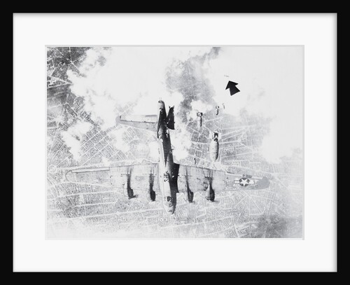 B-17's in Formation by Anonymous