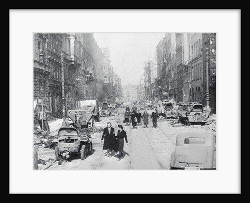 Destroyed Streets in Berlin by Anonymous