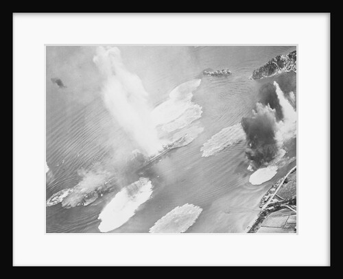 Bombing of Kure Harbor by American Aircraft by Anonymous