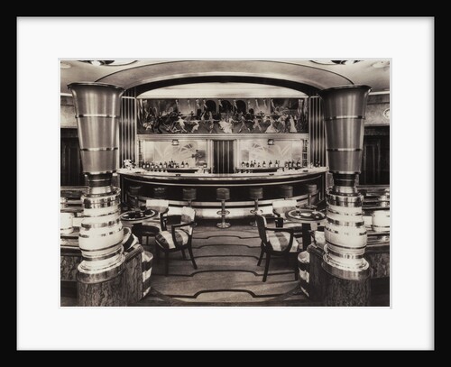 Cocktail Bar on Queen Mary by Anonymous