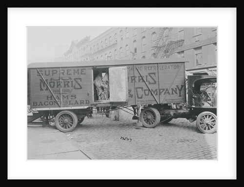 Truck Delivering Beef by Anonymous
