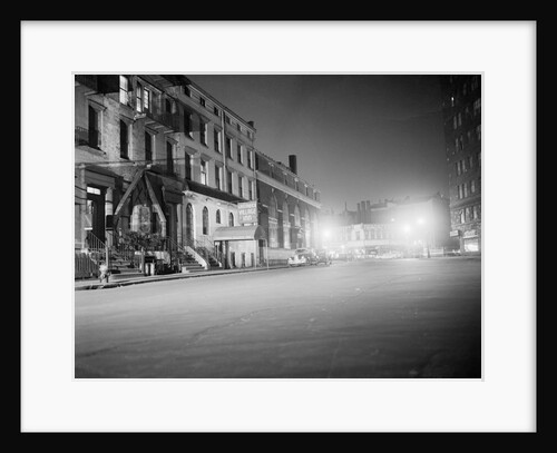 View of Street in Greenwich Village by Anonymous