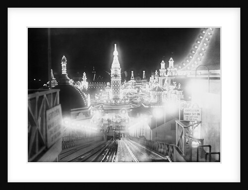Luna Park at Night by Anonymous