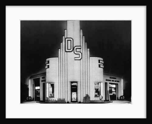Service Station Glowing by Anonymous