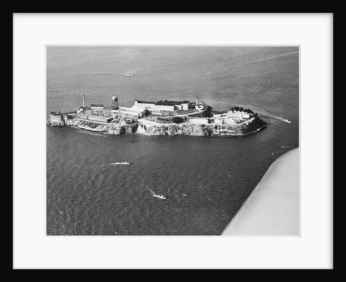 Distant View of Alcatraz Prison by Anonymous