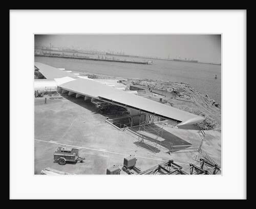 Howard Hughes"Spruce Goose"Nearing Completion by Anonymous