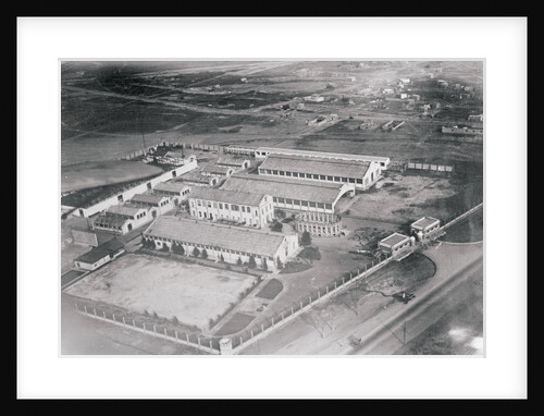 Airfield Where Lindbergh Lands by Anonymous