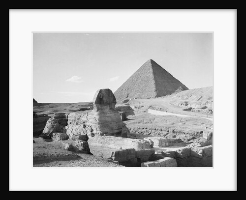The Sphinx and Pyramid by Anonymous