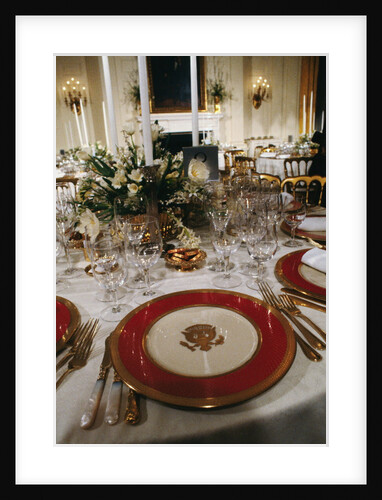 Presidential Plates and Glassware by Anonymous