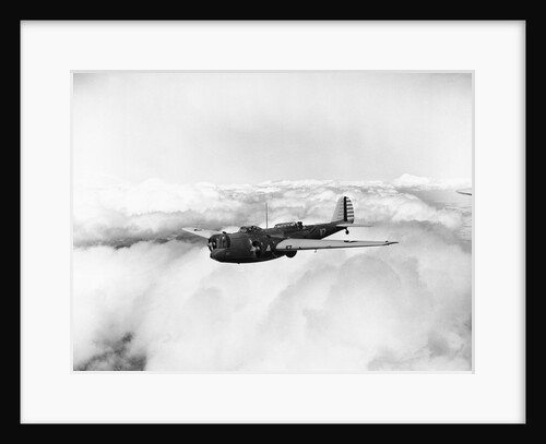 Martin B-10 Bomber Flying by Anonymous