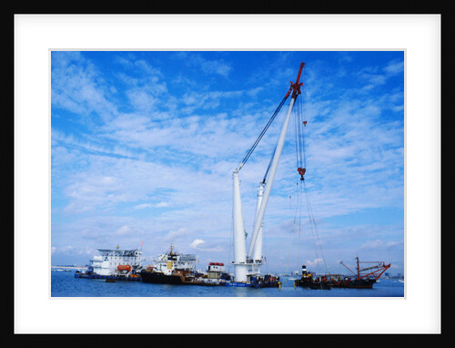 Crane Rig Raising Sunken Mary Rose by Anonymous