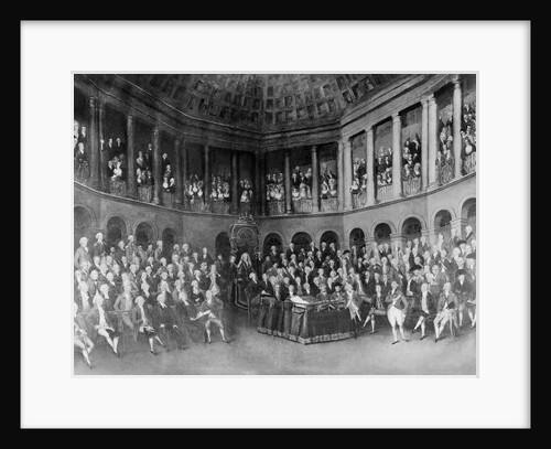 View of Early Irish House of Commons Convention Members by Anonymous