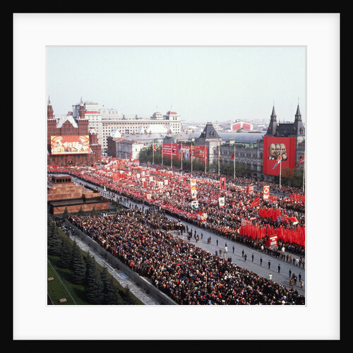 Large Crowd in Red Square by Anonymous