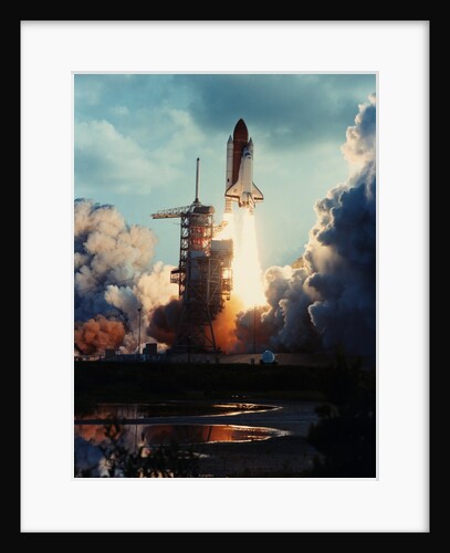 Space Shuttle Lifting Off by Anonymous