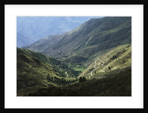 Valley in Central Andes by Anonymous