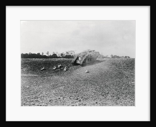 Soldiers Backing Up Tank by Anonymous
