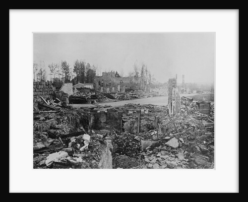 Town Laying in Ruin by Anonymous