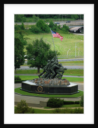 Iwo Jima Memorial in Washington DC on Flag Day by Anonymous